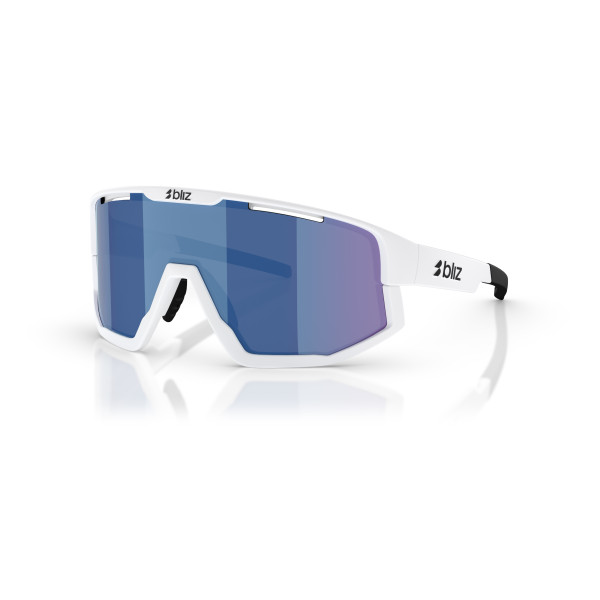 BLIZ Vision Sunglasses | White - Smoke Blue