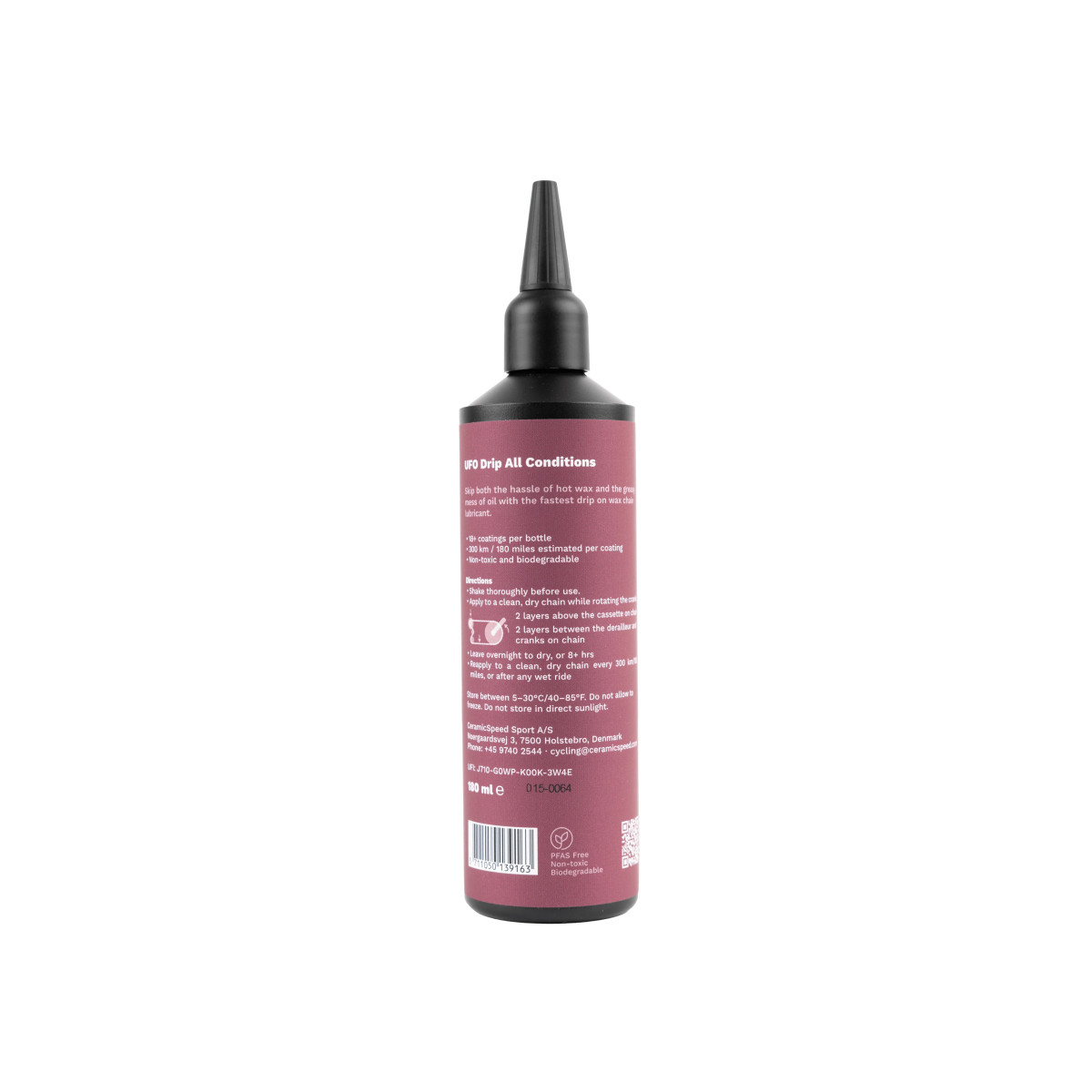 CeramicSpeed UFO Drip All Conditions Chain Coating | 180 ml CeramicSpeed UFO Drip All Conditions Chain Coating | 180 ml