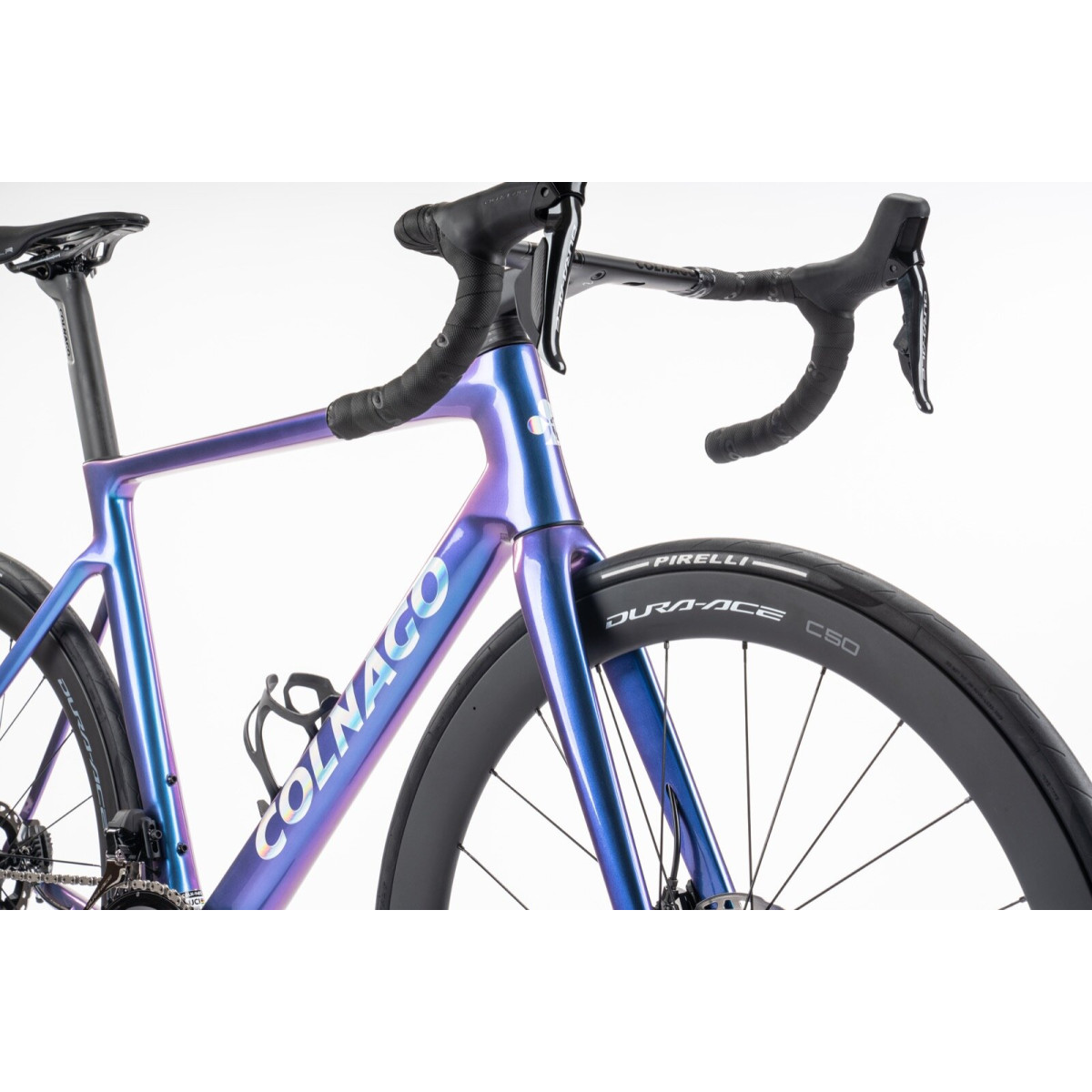 Colnago V4Rs plento dviratis | Shimano Dura Ace R9270 Di2 Disc | Enve WS SES 3.4 C | Purple - Silver