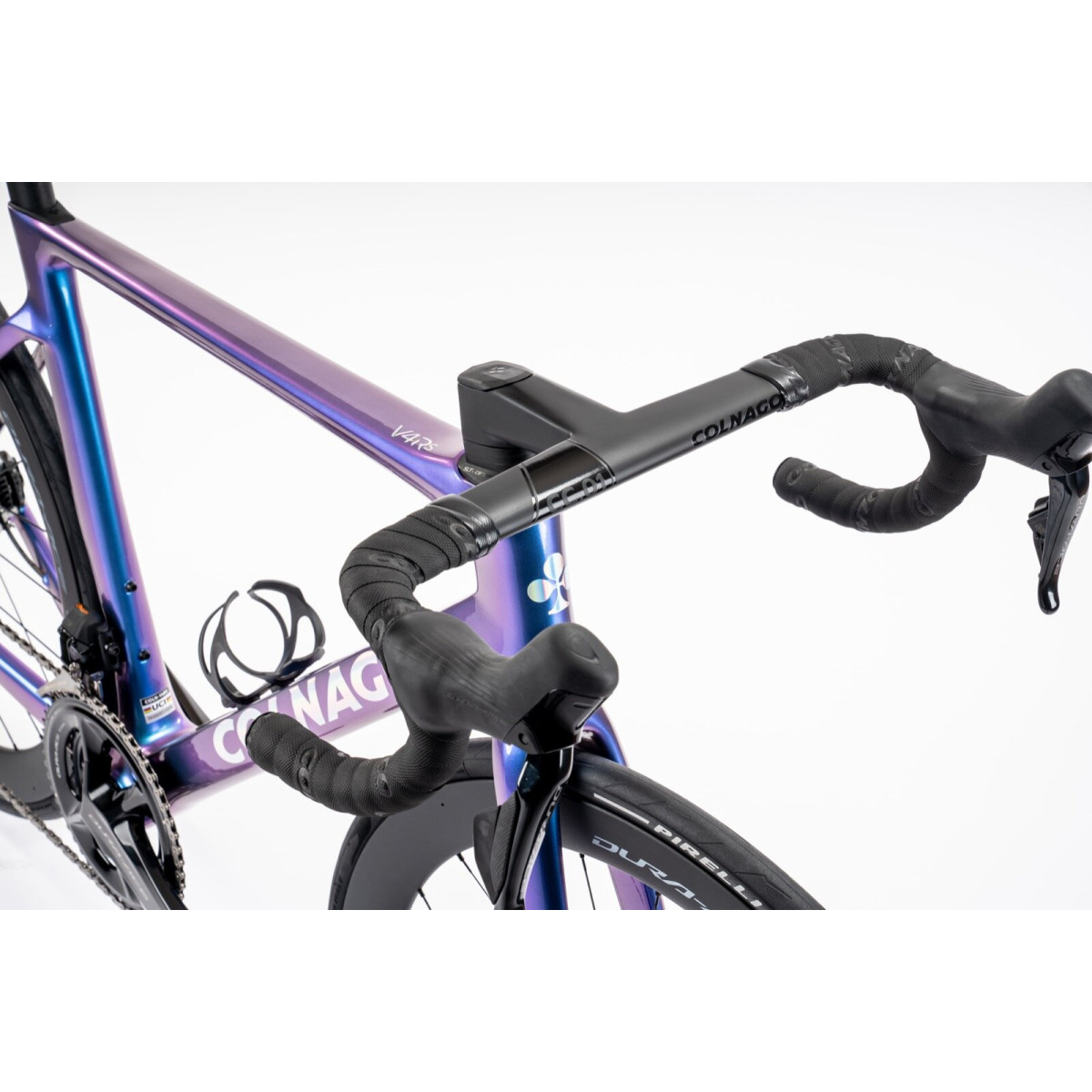 Colnago V4Rs plento dviratis | Shimano Dura Ace R9270 Di2 Disc | Enve WS SES 3.4 C | Purple - Silver