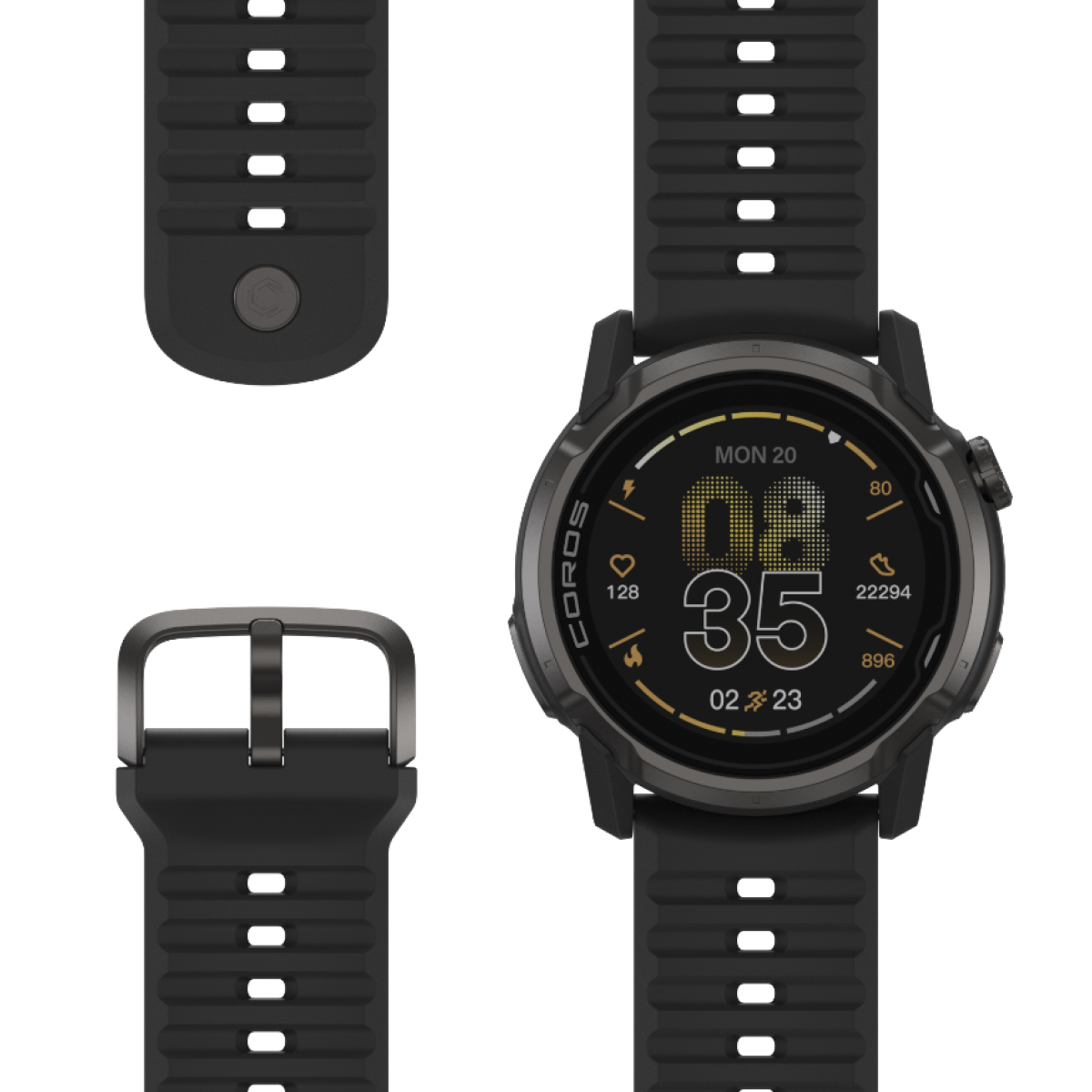 COROS APEX 4 GPS išmanusis laikrodis | 42 mm | Black