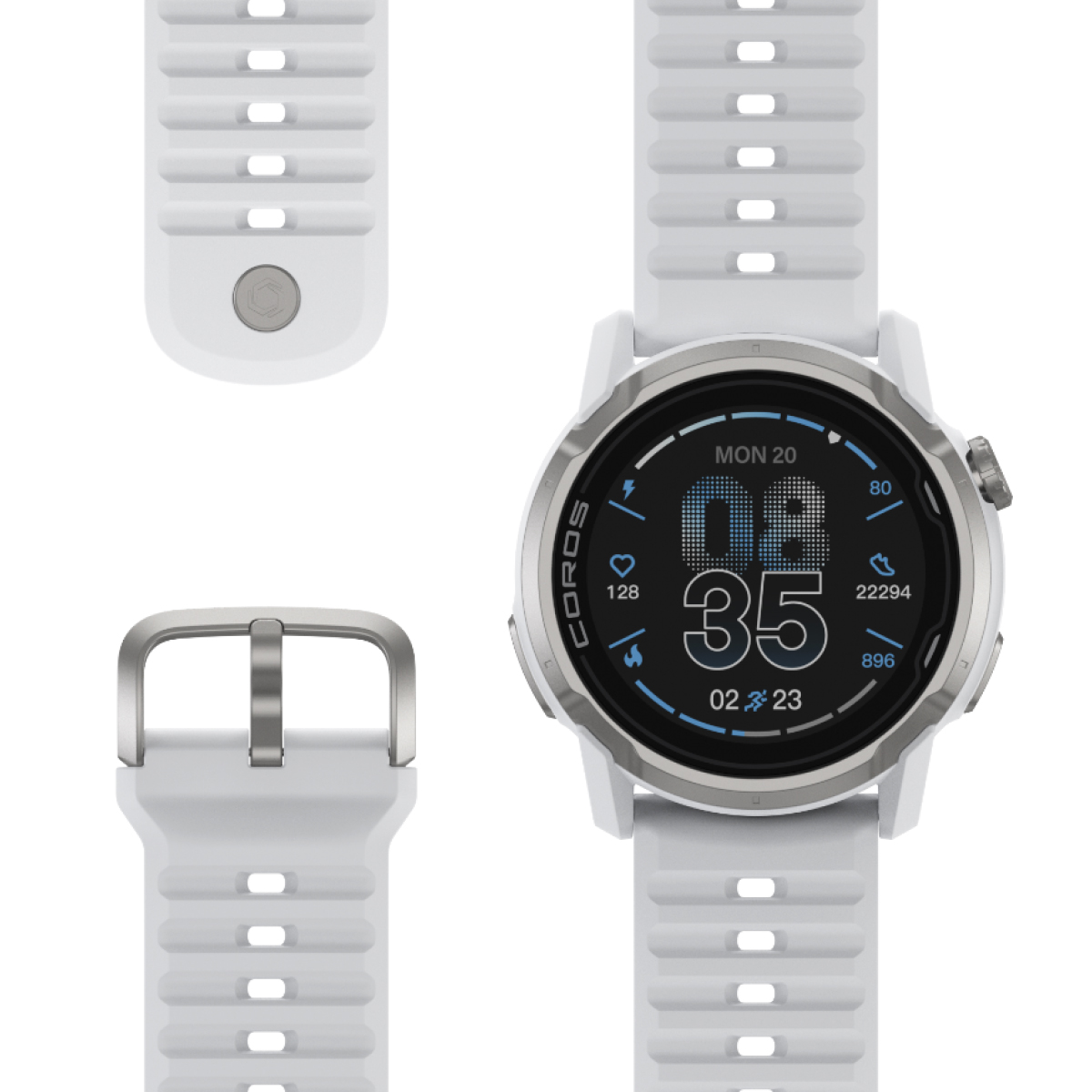 COROS APEX 4 GPS išmanusis laikrodis | 46 mm | White