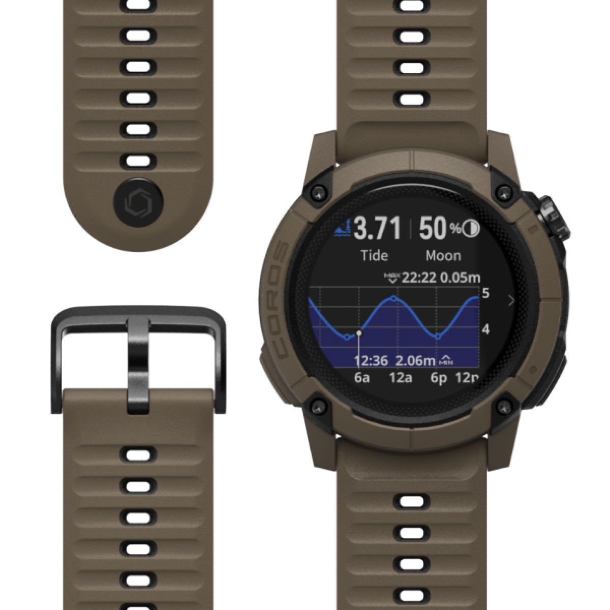 COROS NOMAD GPS išmanusis laikrodis | Brown