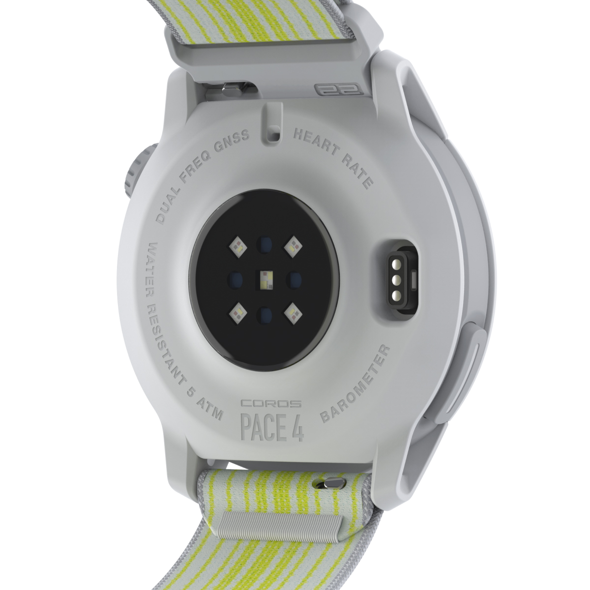 COROS PACE 4 GPS išmanusis laikrodis | White - Nylon