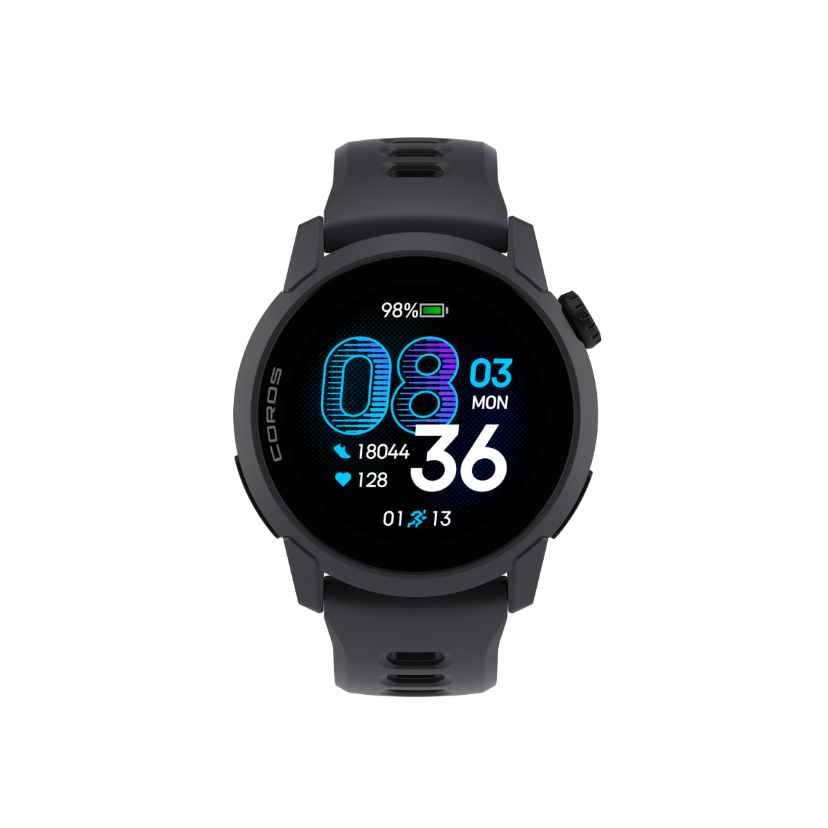 COROS PACE 4 GPS išmanusis laikrodis | Black - Silicone