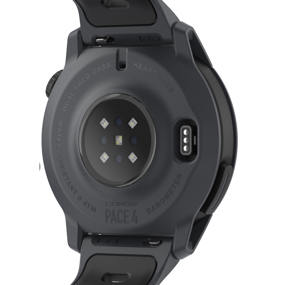 COROS PACE 4 GPS išmanusis laikrodis | Black - Silicone