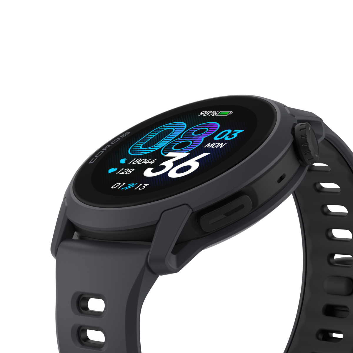 COROS PACE 4 GPS išmanusis laikrodis | Black - Silicone