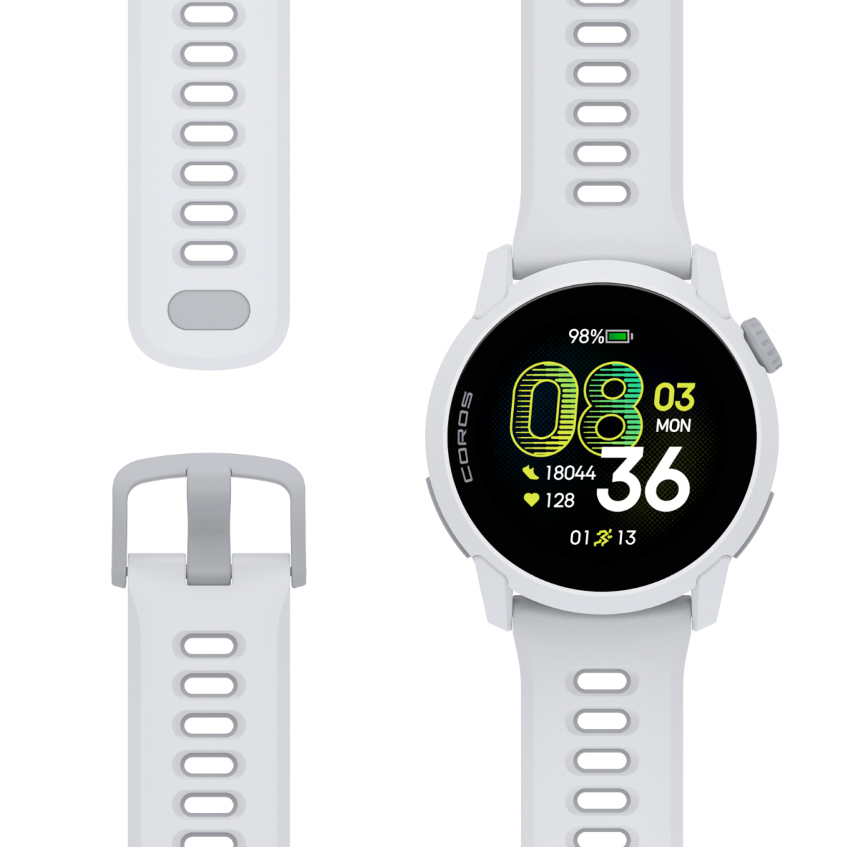 COROS PACE 4 GPS išmanusis laikrodis | White - Silicone