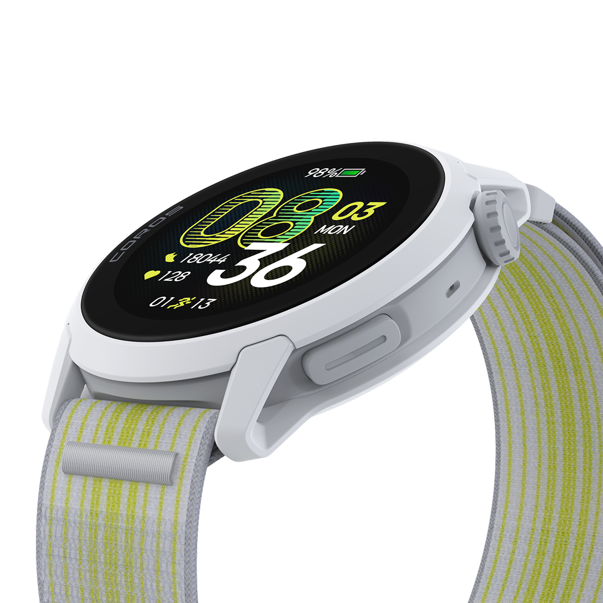 COROS PACE 4 GPS išmanusis laikrodis | White - Nylon