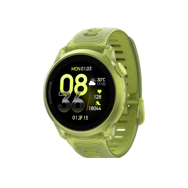 COROS PACE 4 GPS išmanusis laikrodis | Aluminum | Neon Yellow - Silicone