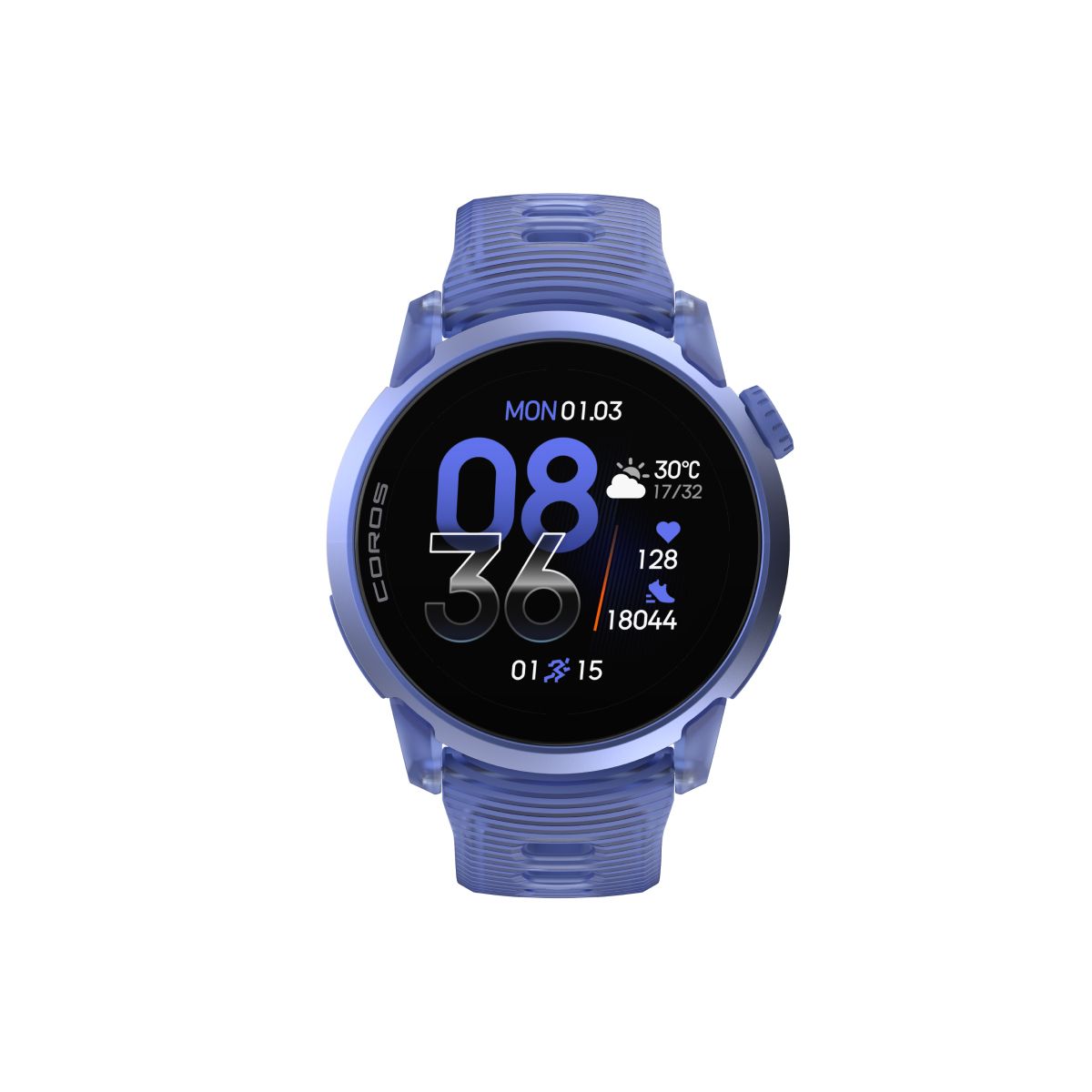 COROS PACE 4 GPS išmanusis laikrodis | Aluminum | Ultraviolet - Silicone