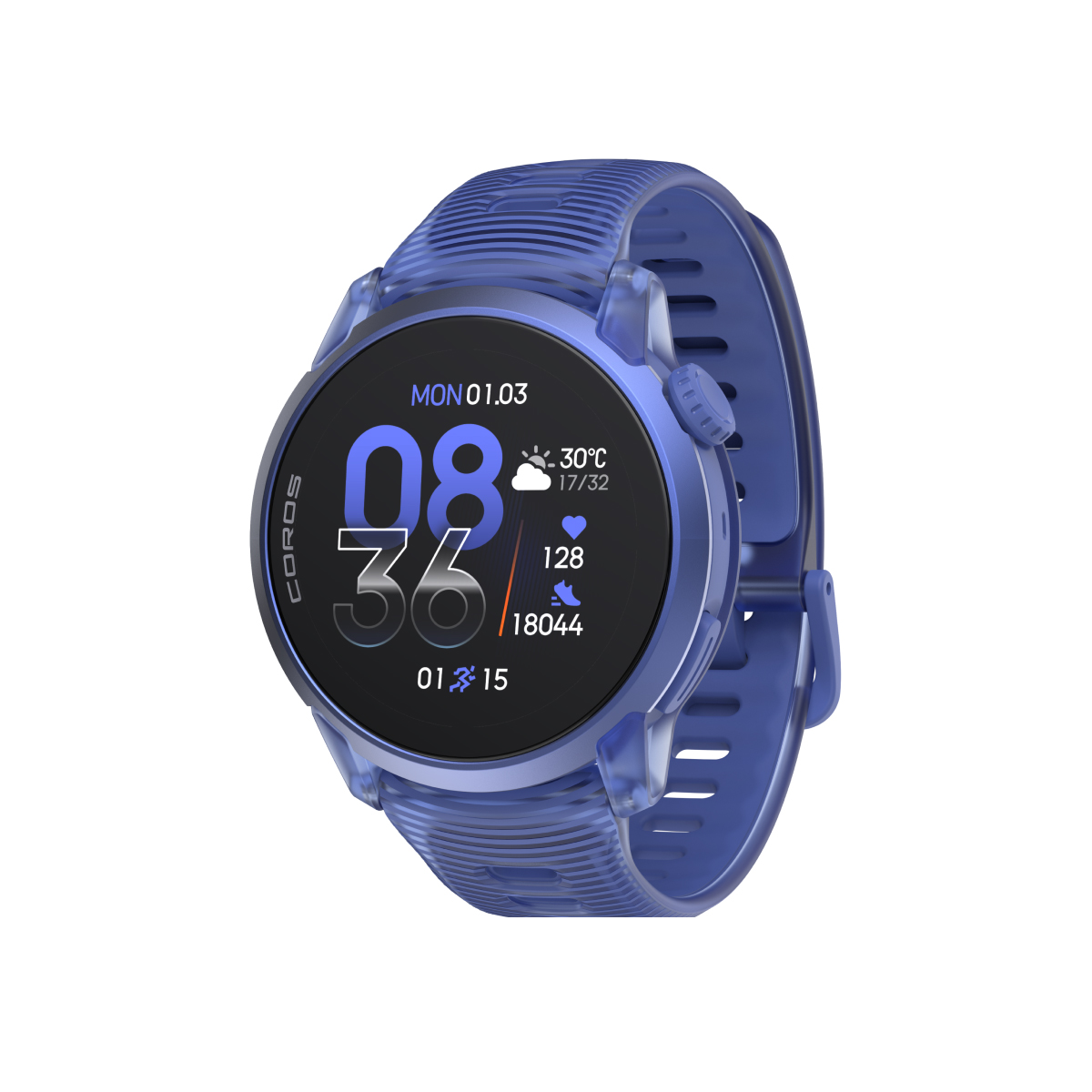 COROS PACE 4 GPS išmanusis laikrodis | Aluminum | Ultraviolet - Silicone