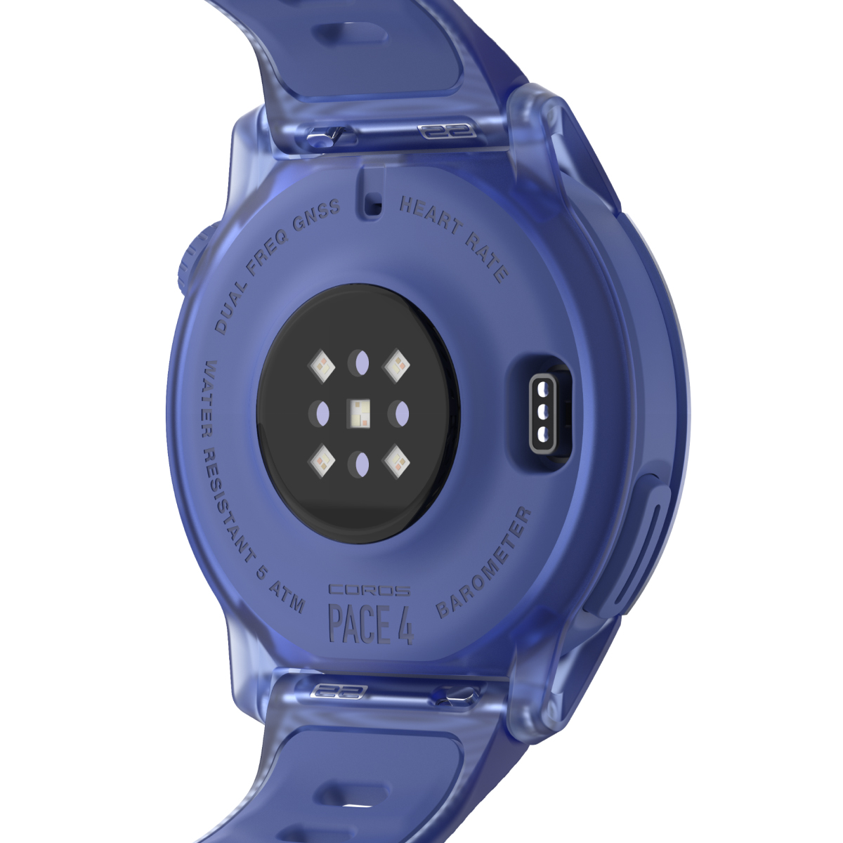 COROS PACE 4 GPS išmanusis laikrodis | Aluminum | Ultraviolet - Silicone