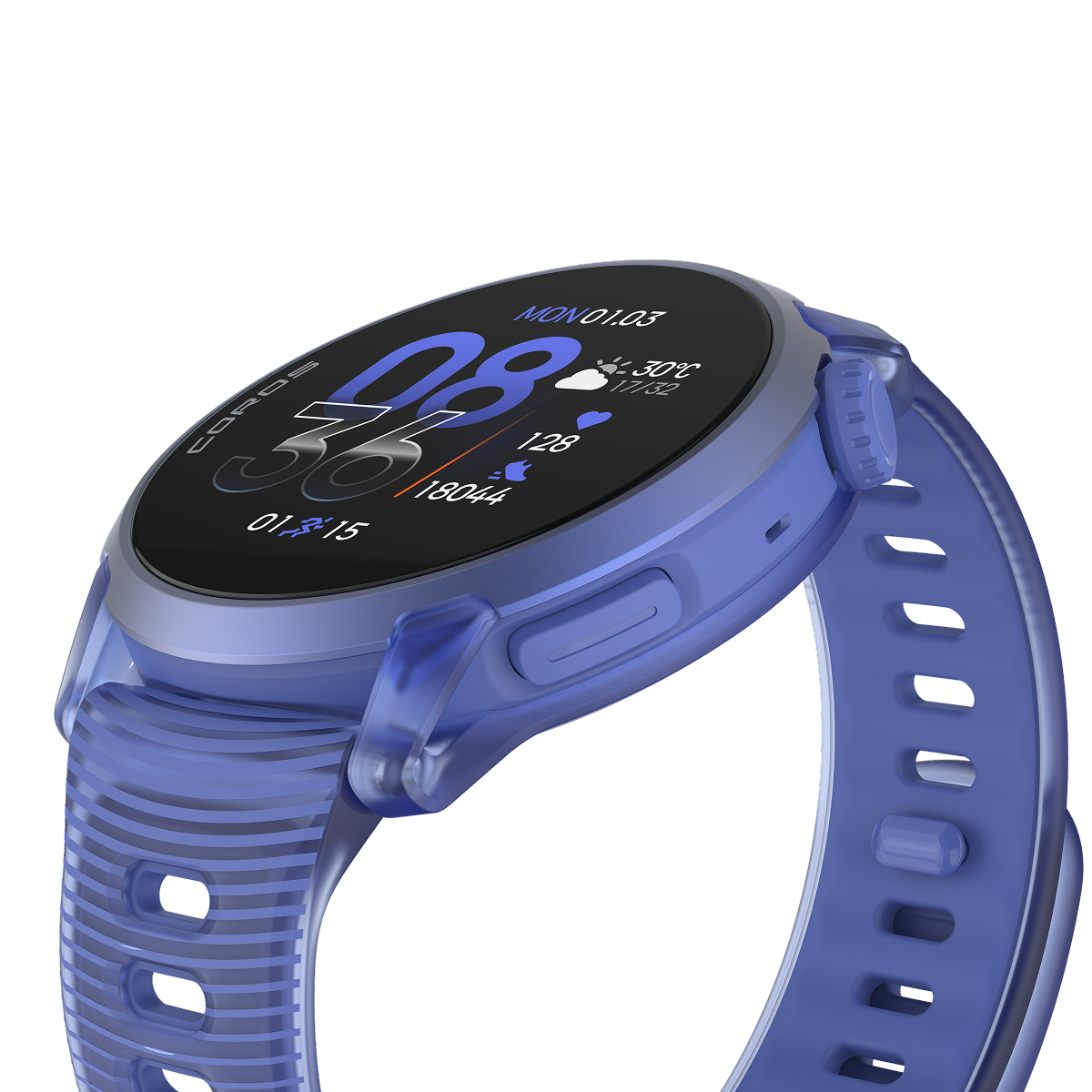 COROS PACE 4 GPS išmanusis laikrodis | Aluminum | Ultraviolet - Silicone