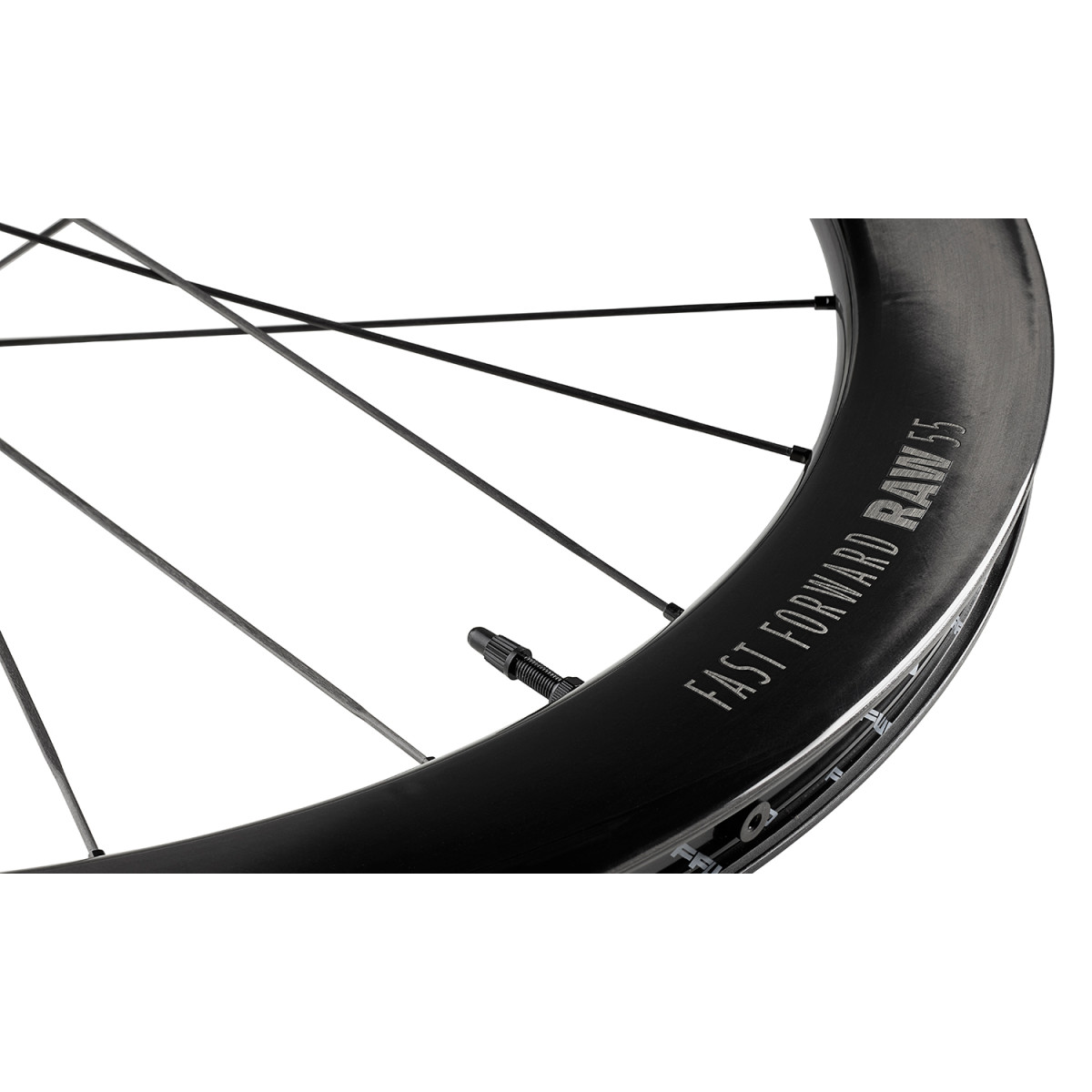 Fast Forward RAW 44/55 karboniniai ratai | Gloss Black