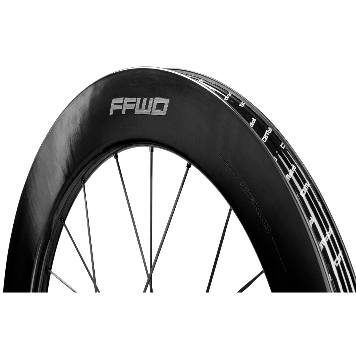Fast Forward RAW 77 karboniniai ratai | Gloss Black