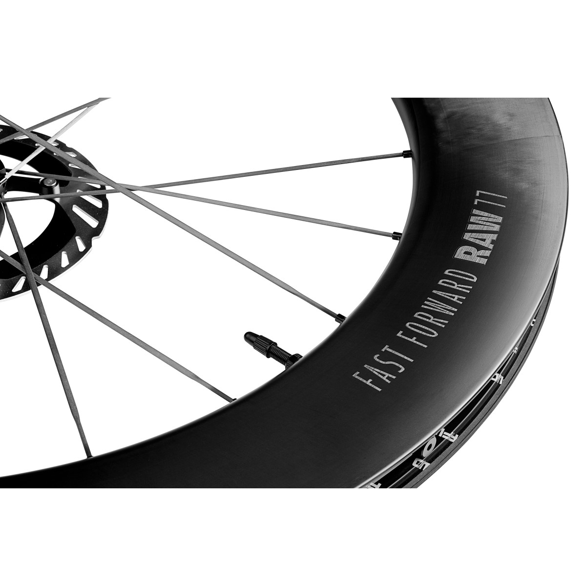 Fast Forward RAW 77 karboniniai ratai | Matt Black