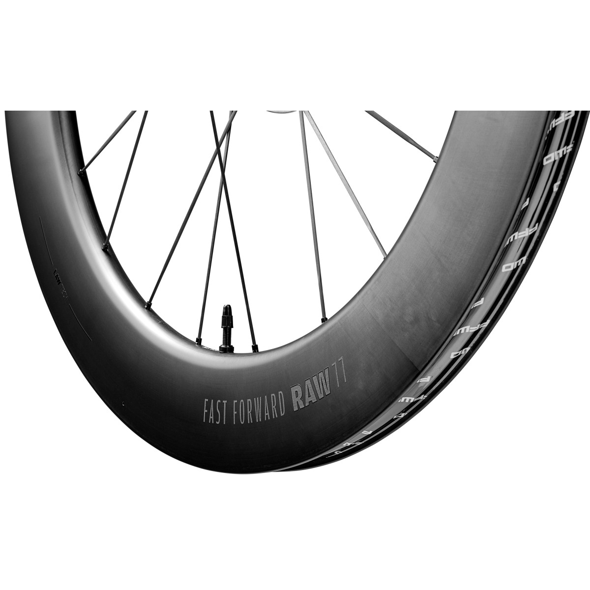 Fast Forward RAW 77 karboniniai ratai | Matt Black
