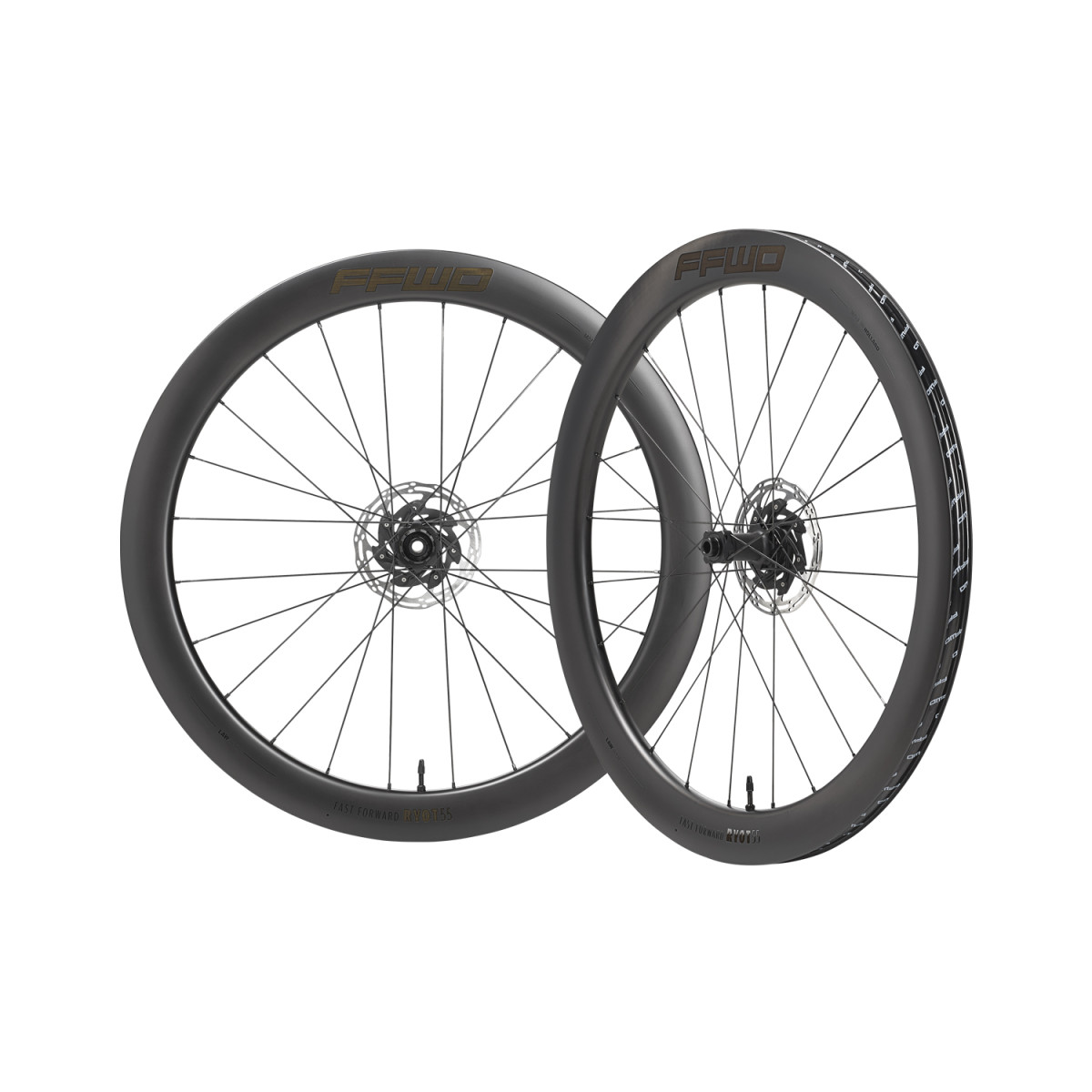 Fast Forward RYOT 55 karboniniai ratai | FFWD | Black Fast Forward RYOT 55 karboniniai ratai | FFWD | Black