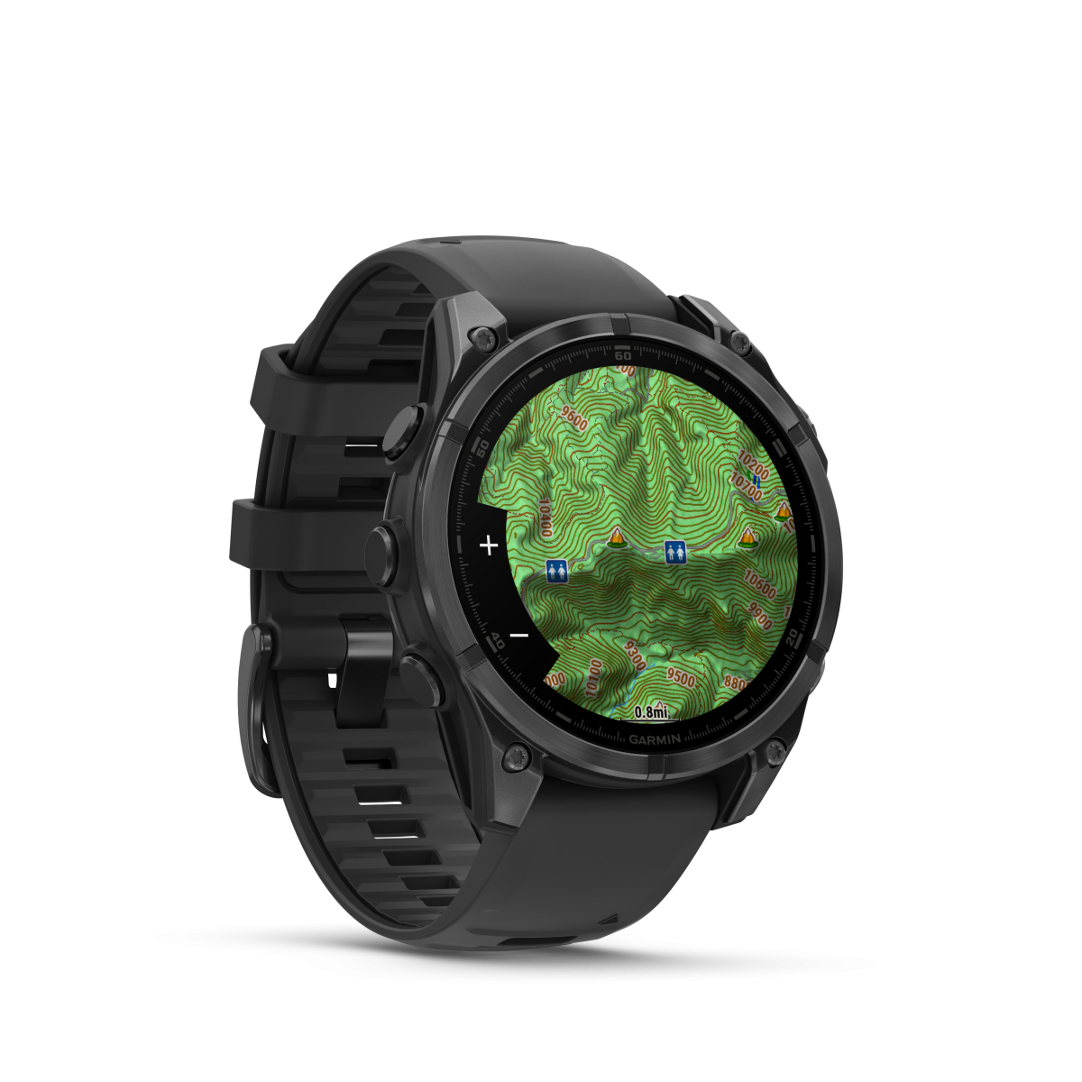 Garmin fēnix® 8 Amoled išmanusis laikrodis | 47 mm | Slate Gray - Black