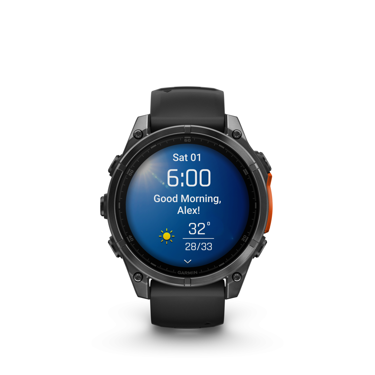 Garmin fēnix® 8 Amoled išmanusis laikrodis | 47 mm | Slate Gray - Black