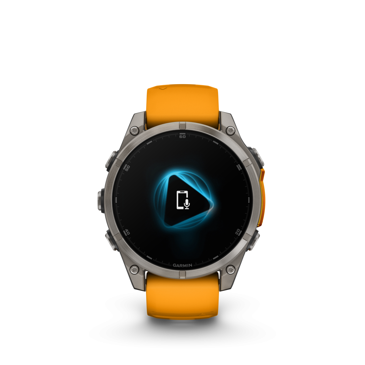 Garmin fēnix® 8 Amoled Titanium - Sapphire Smart Watch | 47 mm | Titanium - Spark Orange