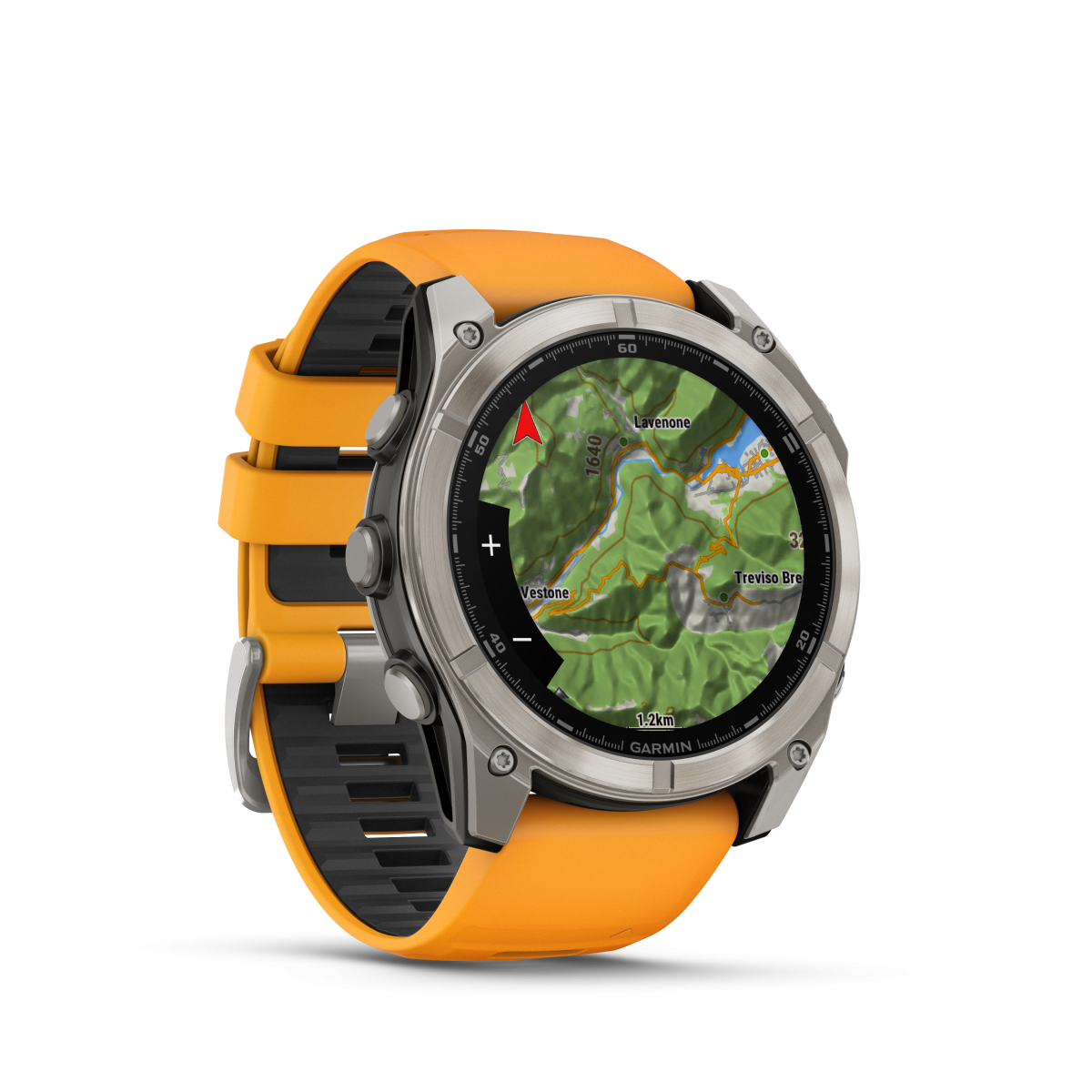 Garmin fēnix® 8 Amoled Titanium - Sapphire Smart Watch | 51 mm | Titanium - Spark Orange