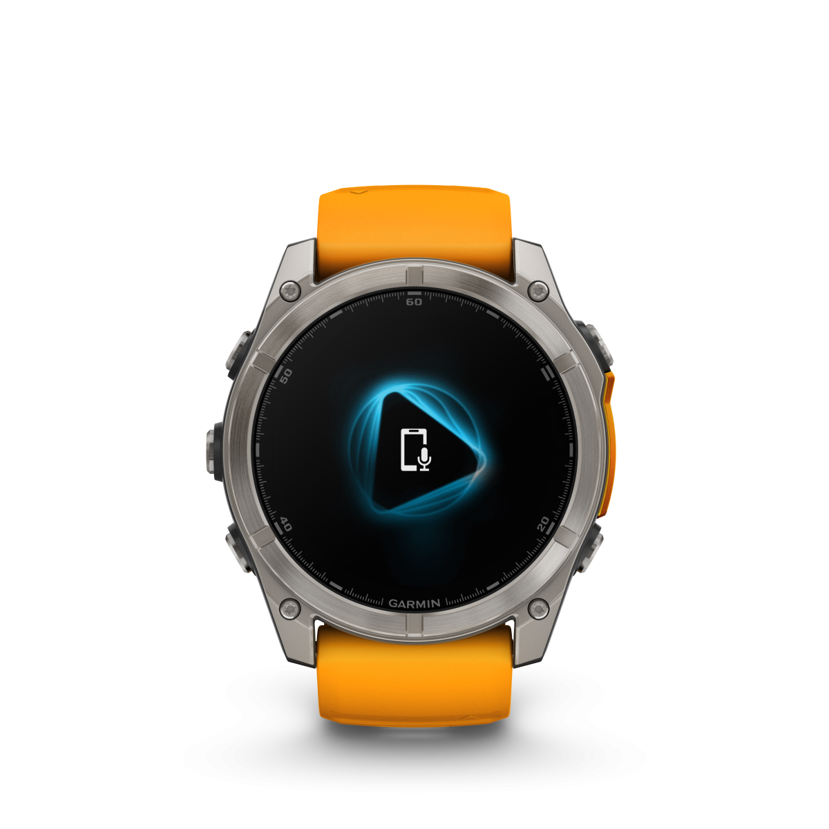 Garmin fēnix® 8 Amoled Titanium - Sapphire Smart Watch | 51 mm | Titanium - Spark Orange