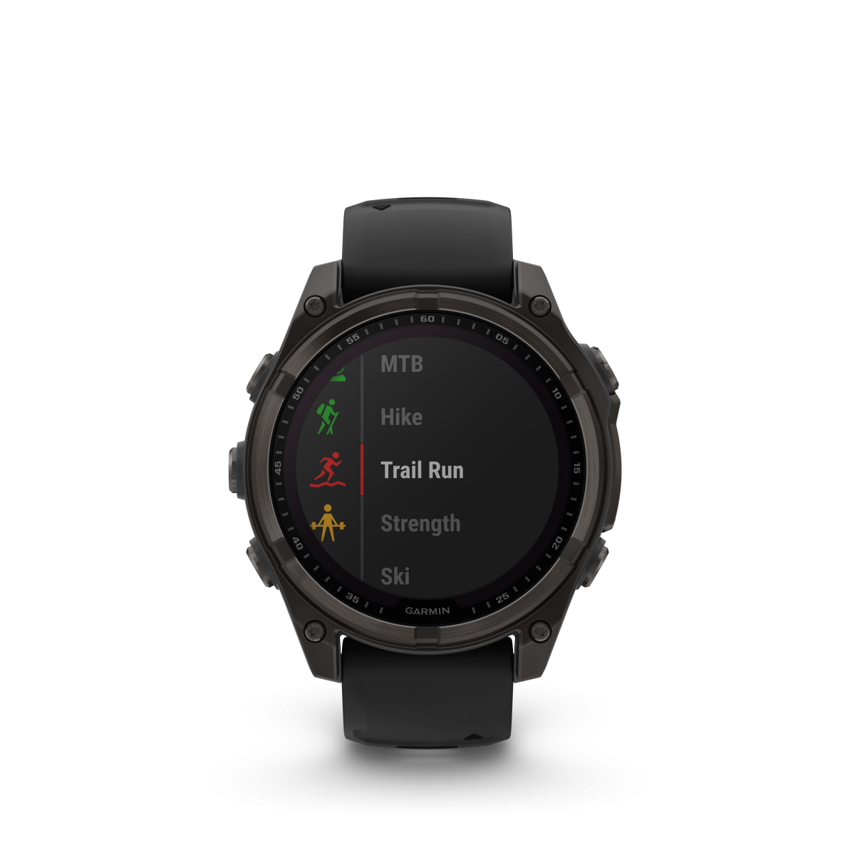 Garmin fēnix® 8 Solar Titanium - Sapphire Smart Watch | 47 mm | Carbon Gray - Black
