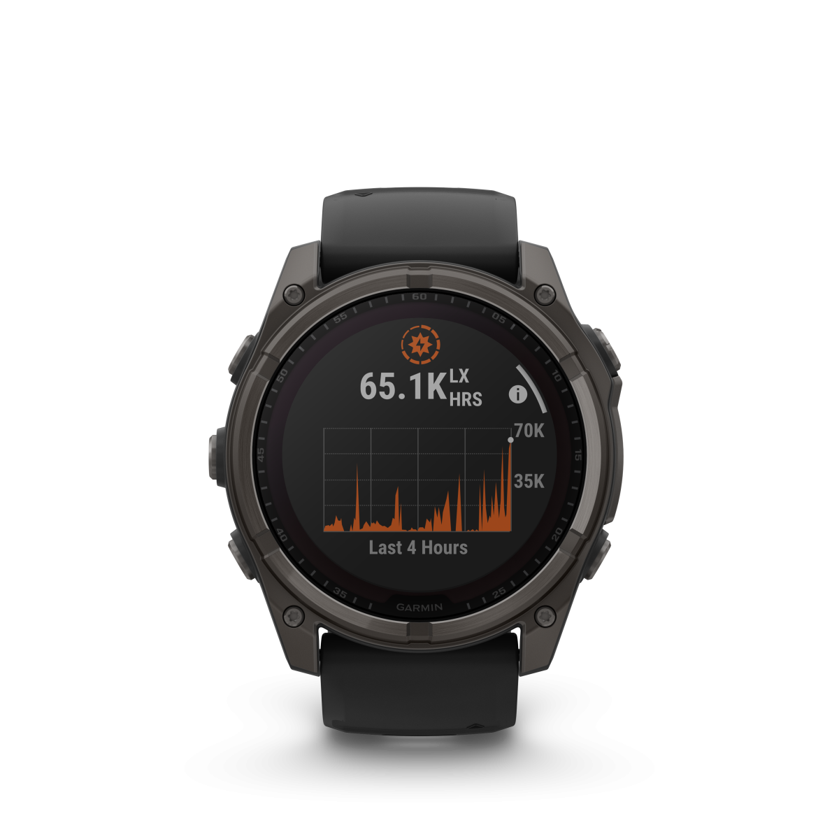 Garmin fēnix® 8 Solar Titanium - Sapphire išmanusis laikrodis | 51 mm | Carbon Gray - Black