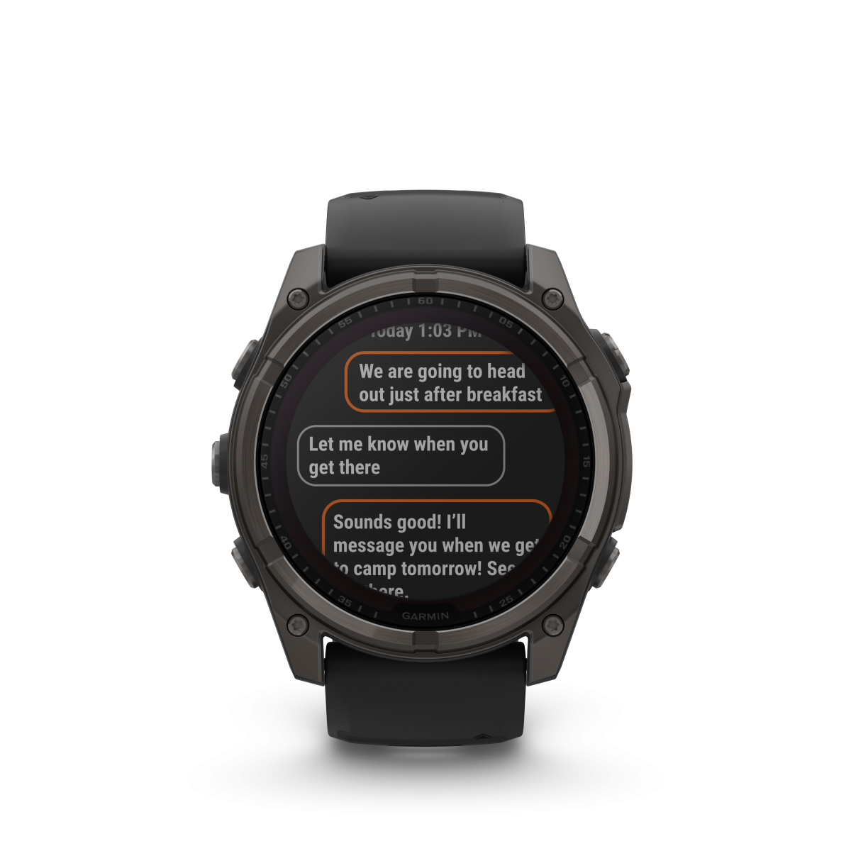 Garmin fēnix® 8 Solar Titanium - Sapphire išmanusis laikrodis | 51 mm | Carbon Gray - Black