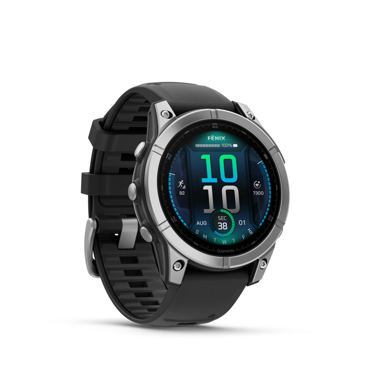Garmin fēnix® E Amoled išmanusis laikrodis | 47 mm | Stainless Steel