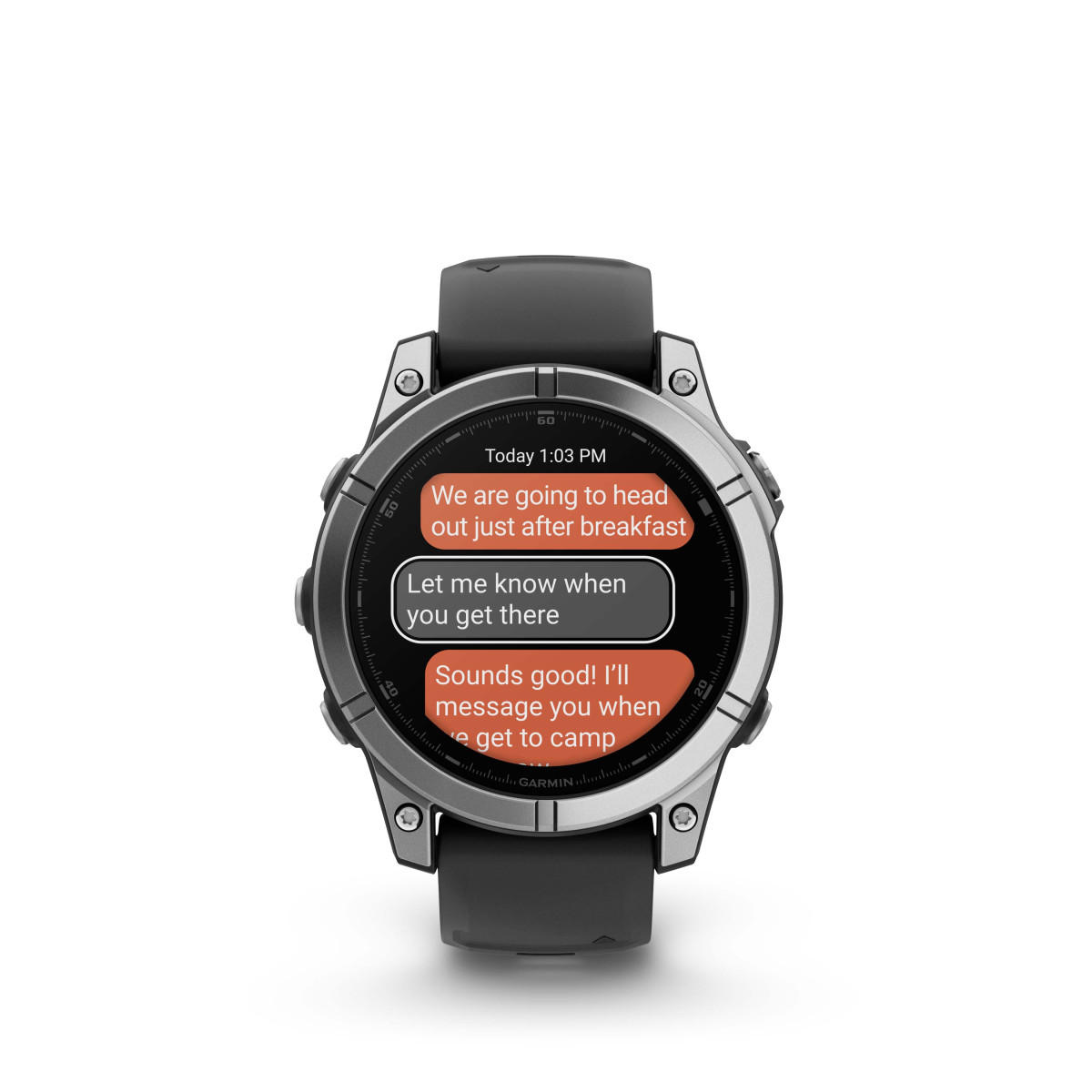 Garmin fēnix® E Amoled išmanusis laikrodis | 47 mm | Stainless Steel