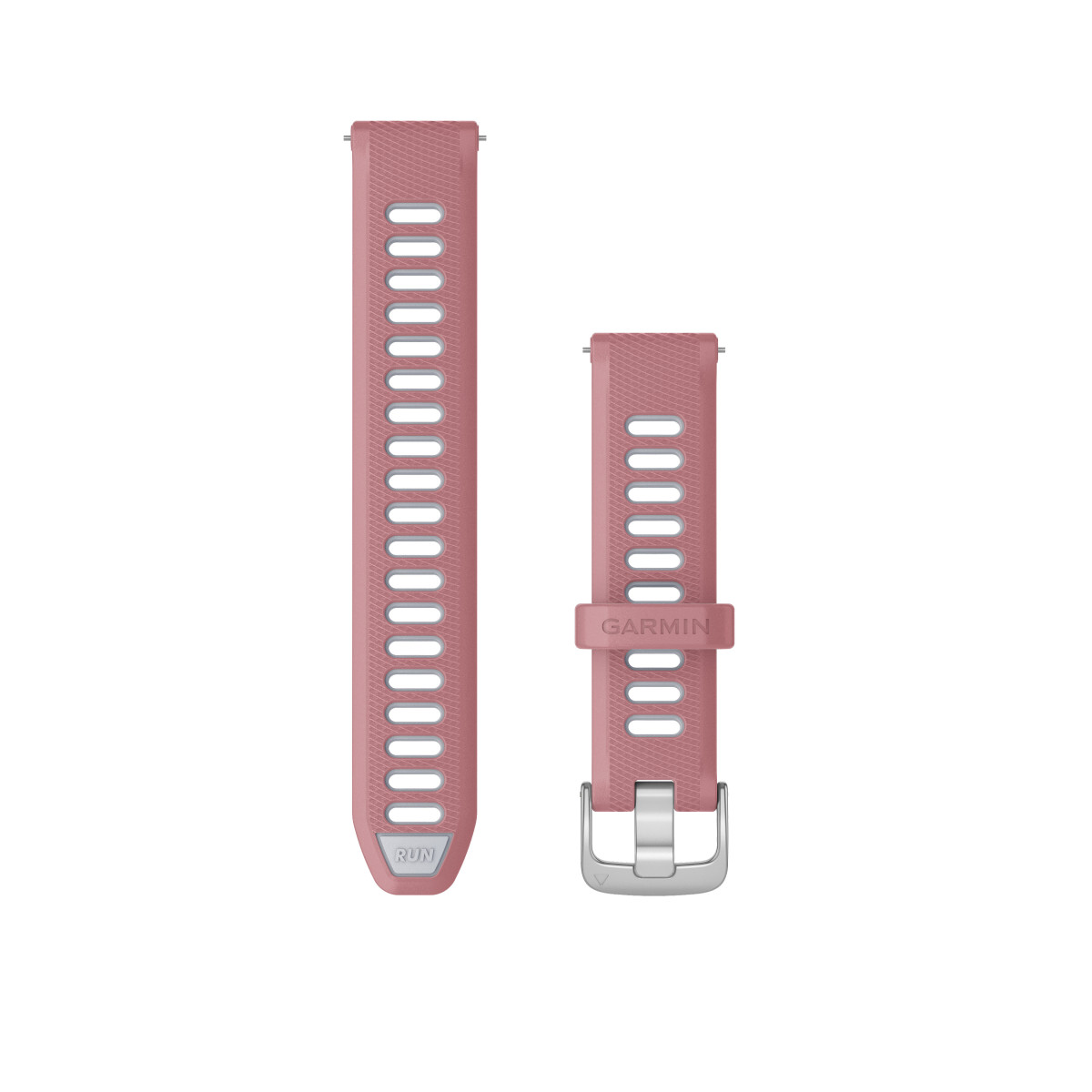 Garmin Quick Release 18 silikoninė laikrodžio apyrankė | Pink - Whitestone - Silver Garmin Quick Release 18 silikoninė laikrodžio apyrankė | Pink - Whitestone - Silver