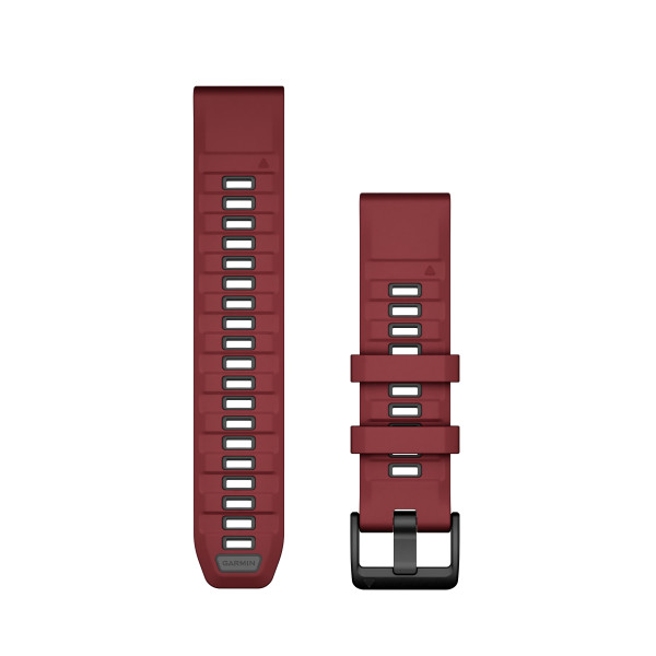 Garmin QuickFit® 22 silikoninė laikrodžio apyrankė | Marsala - Graphite