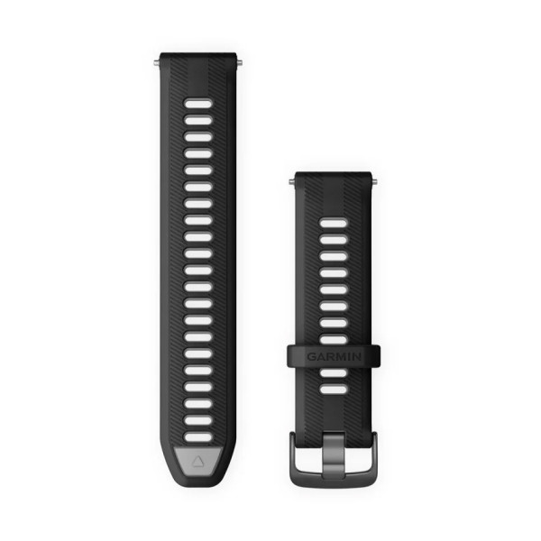 Garmin Forerunner® 22 Silicone Watch Band | Black - Powder Grey - Slate