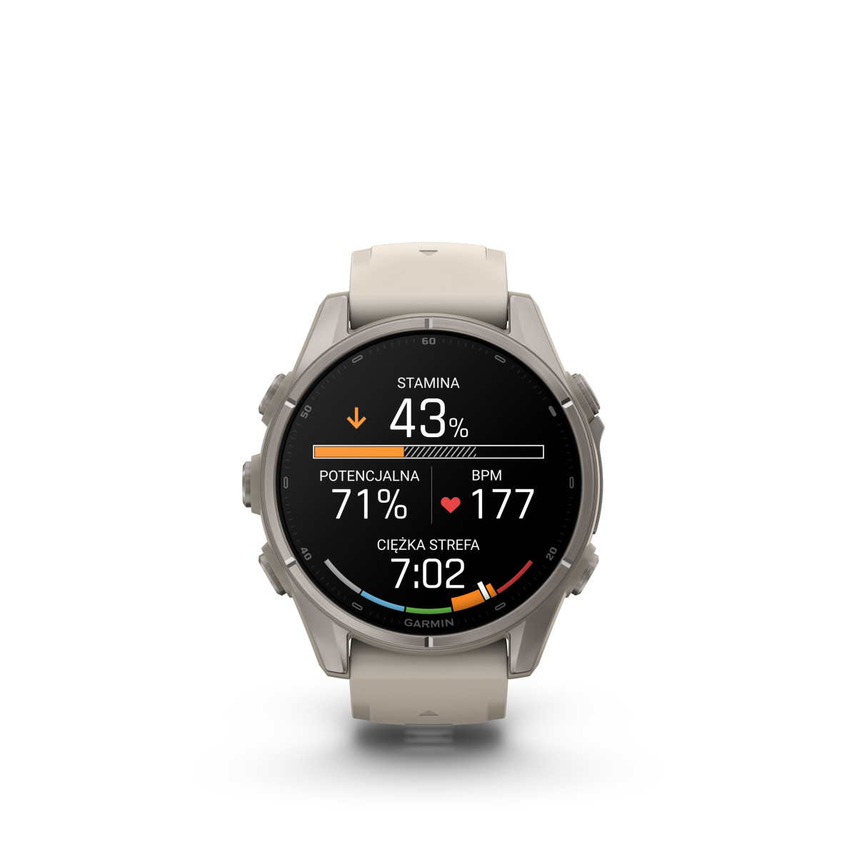 Garmin fēnix® 9 Titanium išmanusis laikrodis | 43 mm | Fog Grey