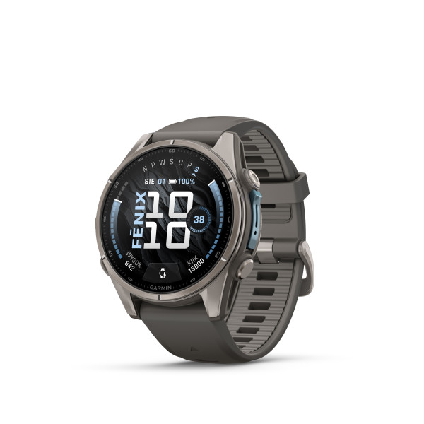 Garmin Garmin fēnix® 9 Titanium išmanusis laikrodis | 43 mm | Pebble Grey Garmin Garmin fēnix® 9 Titanium išmanusis laikrodis | 43 mm | Pebble Grey