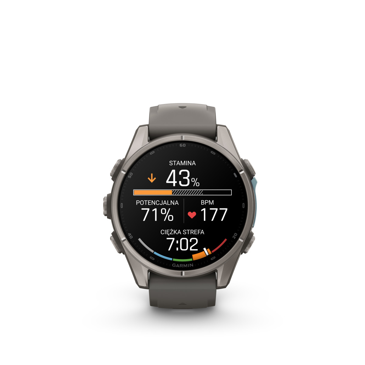 Garmin Garmin fēnix® 9 Titanium išmanusis laikrodis | 43 mm | Pebble Grey