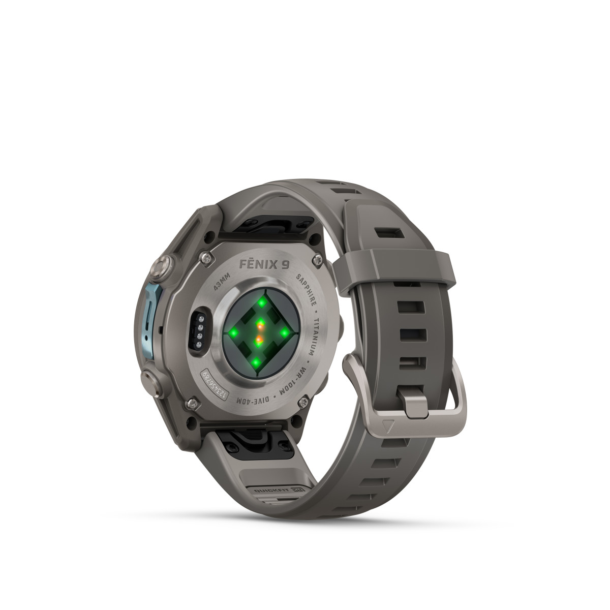 Garmin Garmin fēnix® 9 Titanium išmanusis laikrodis | 43 mm | Pebble Grey