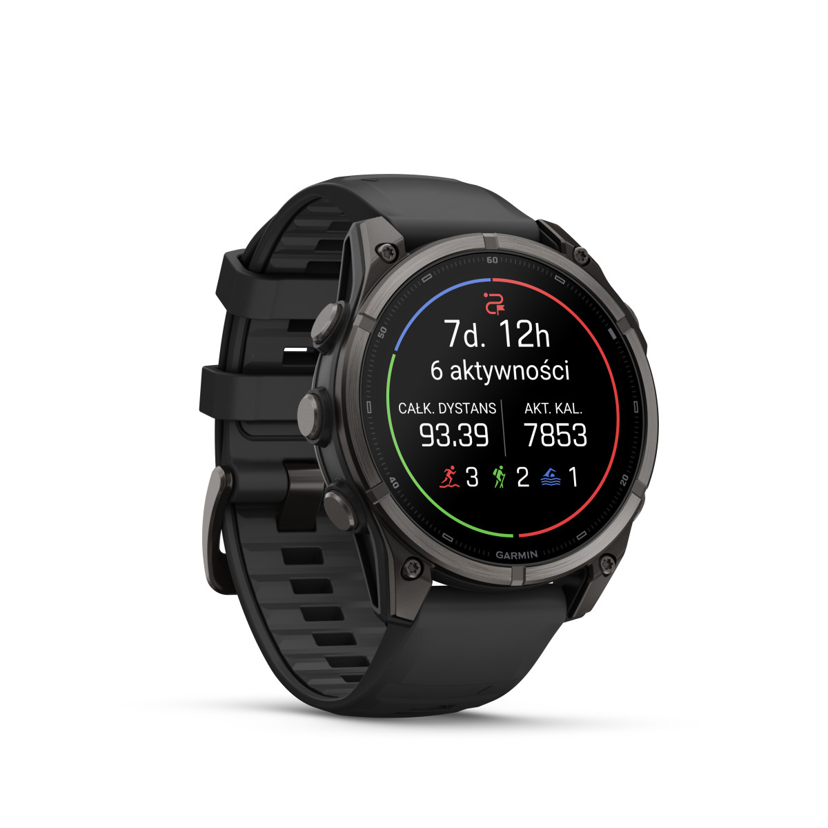 Garmin Garmin fēnix® 9 Carbon DLC Titanium išmanusis laikrodis | 47 mm | Carbon Grey - Black