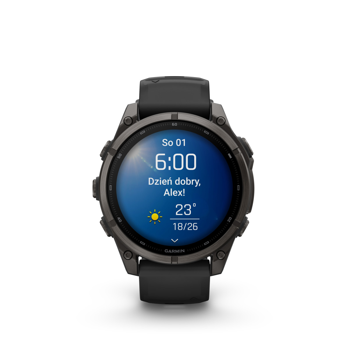 Garmin Garmin fēnix® 9 Carbon DLC Titanium išmanusis laikrodis | 47 mm | Carbon Grey - Black