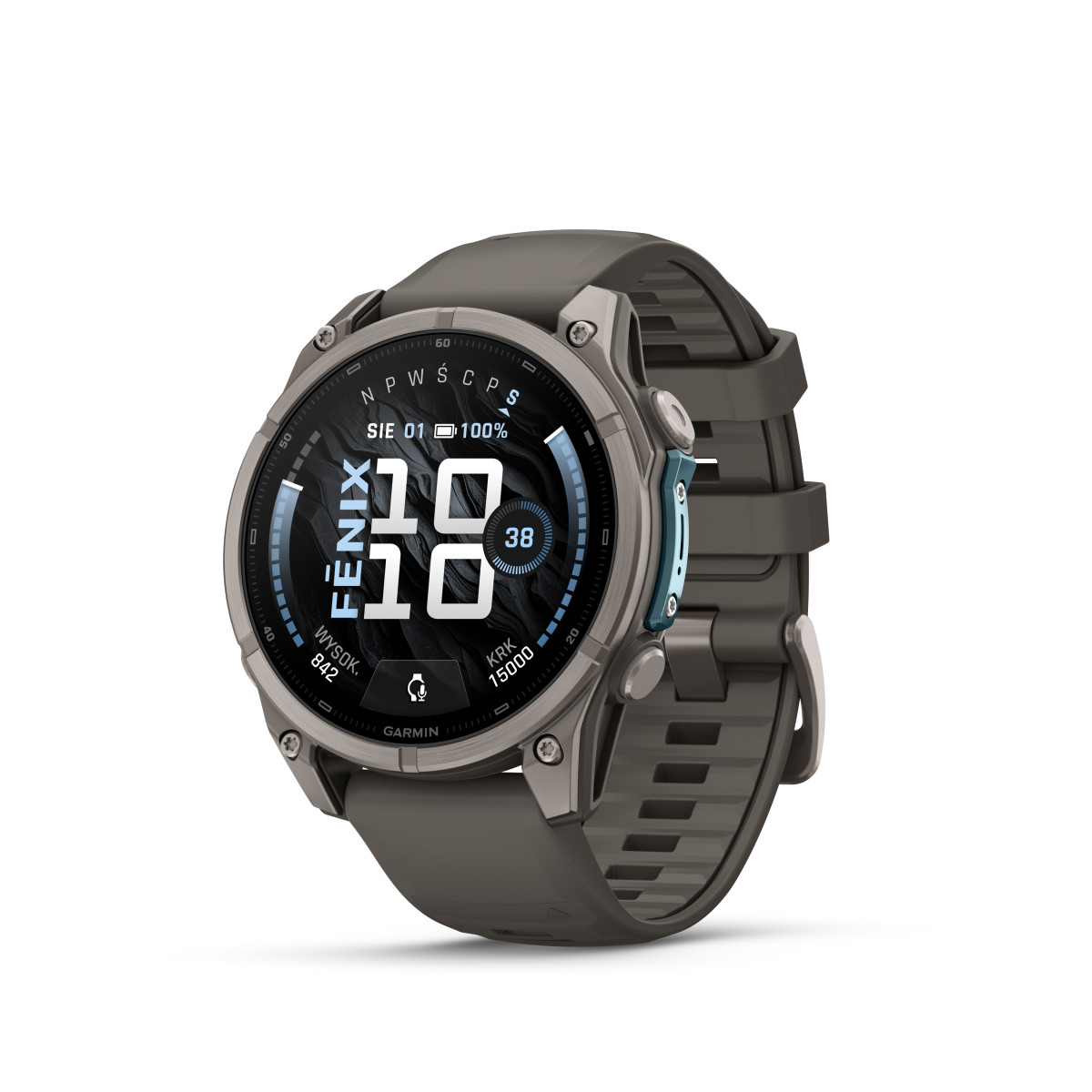 Garmin Garmin fēnix® 9 Titanium išmanusis laikrodis | 47 mm | Pebble Grey