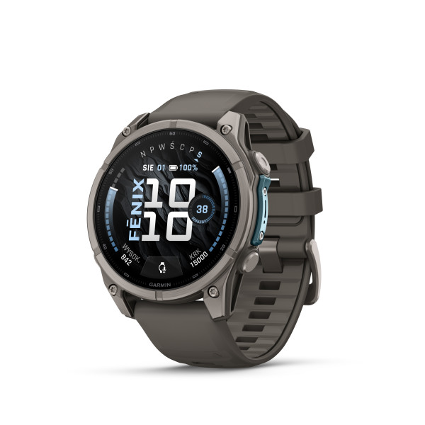Garmin Garmin fēnix® 9 Titanium išmanusis laikrodis | 47 mm | Pebble Grey Garmin Garmin fēnix® 9 Titanium išmanusis laikrodis | 47 mm | Pebble Grey