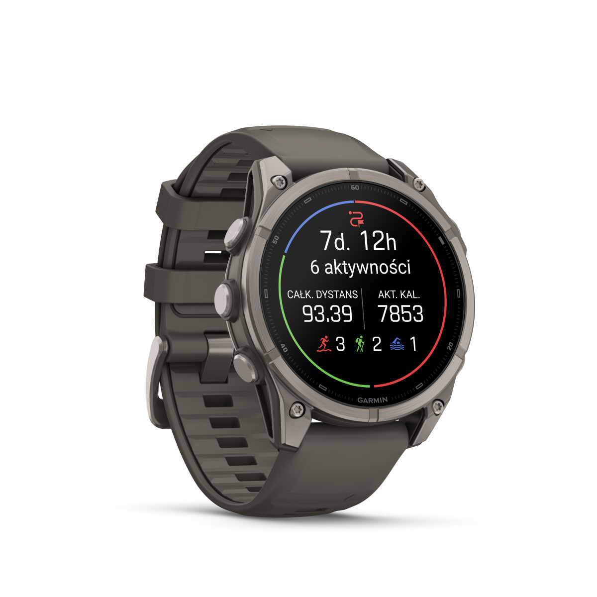 Garmin Garmin fēnix® 9 Titanium išmanusis laikrodis | 47 mm | Pebble Grey