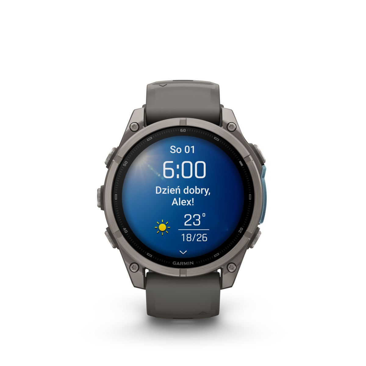Garmin Garmin fēnix® 9 Titanium išmanusis laikrodis | 47 mm | Pebble Grey