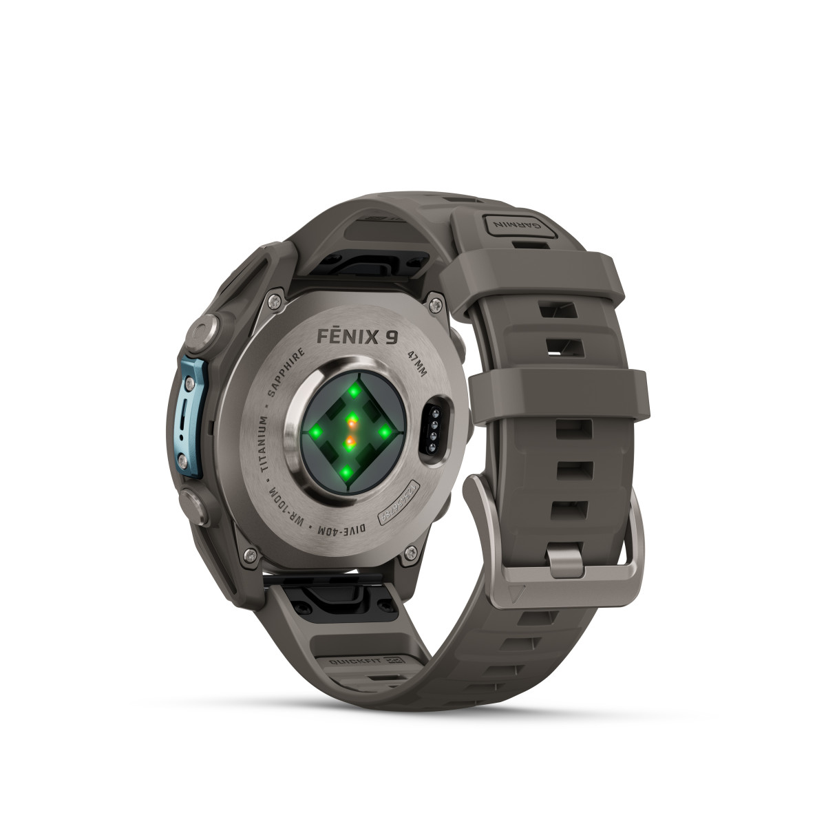 Garmin Garmin fēnix® 9 Titanium išmanusis laikrodis | 47 mm | Pebble Grey
