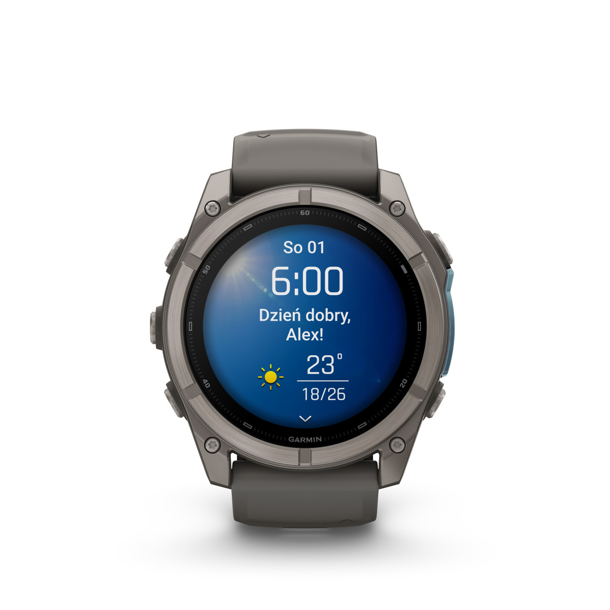 Garmin Garmin fēnix® 9 Titanium išmanusis laikrodis | 51 mm | Pebble Grey