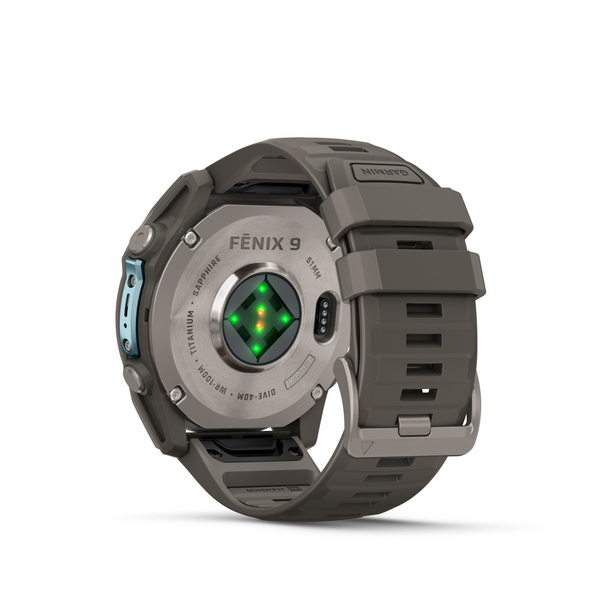 Garmin Garmin fēnix® 9 Titanium išmanusis laikrodis | 51 mm | Pebble Grey