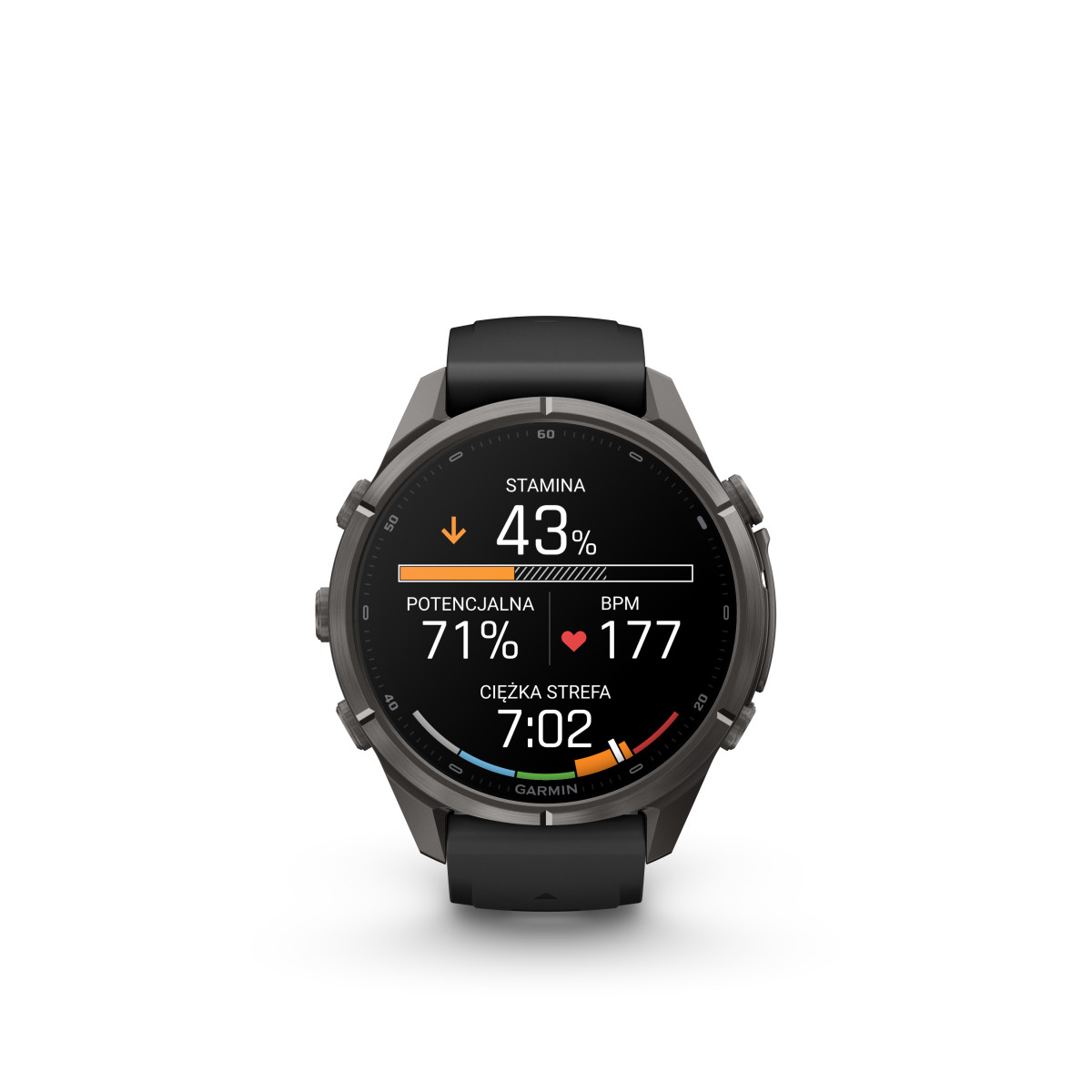 Garmin Garmin fēnix® 9 Pro inReach DLC Titanium išmanusis laikrodis | 43 mm | Carbon Gray - Black Pebble Grey